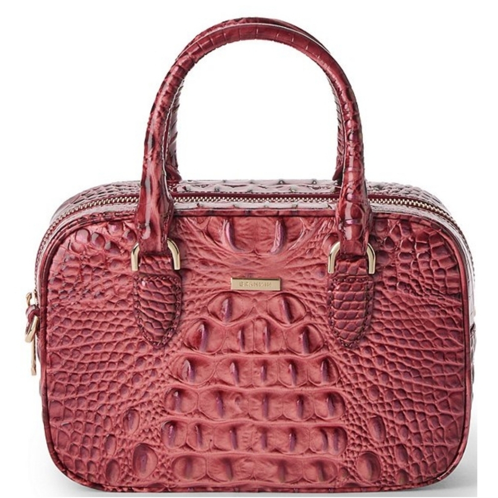 Nwt Brahmin Ombre Melbourne Collection Coquette Mara Satchel Bag - Picture 4 of 8